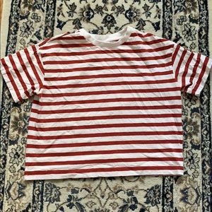 Uniqlo Red Stripe T-shirt